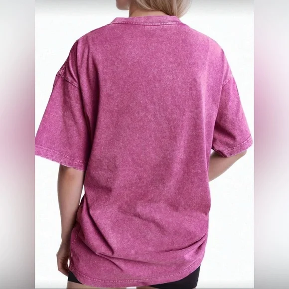 •Neo Soul Energy• Pink Washed Erykah Badu Unisex Tee - Picture 3 of 4